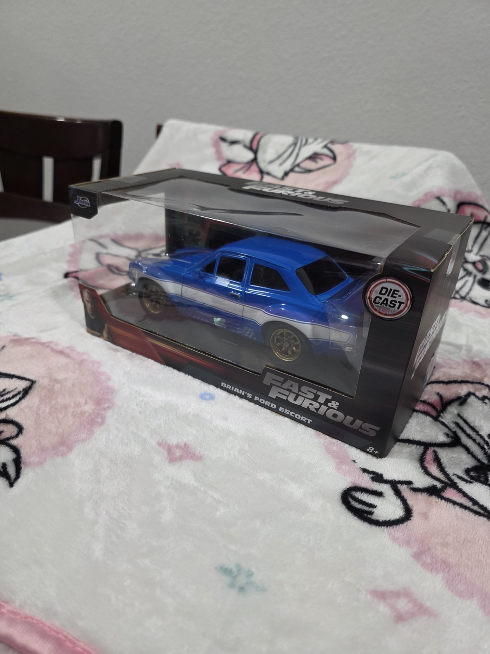 Fast & Furious Die-Cast Brian's Ford Escort - Blue